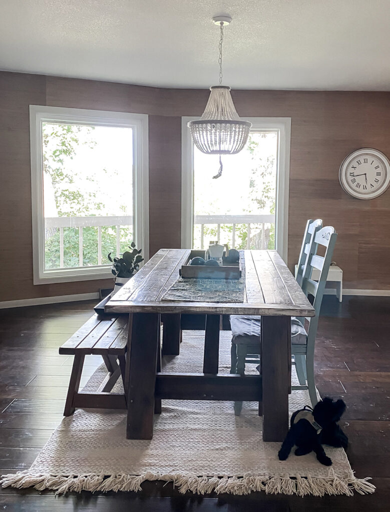 Dining Room Renovation 5 athymeformilkandhoney.com #boho #bohemian #farmhouse